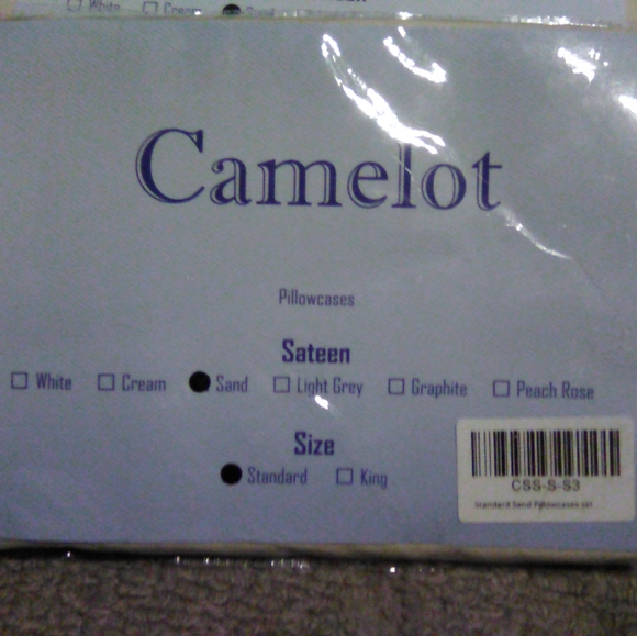 NWT Camelot King Size Duvet Cover, Fitted sheet and Standard size pillowcase set - Picture 7 of 7